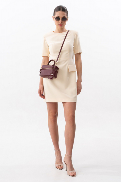 Платье SILVERSPICE S-5643 желтый - фото 6