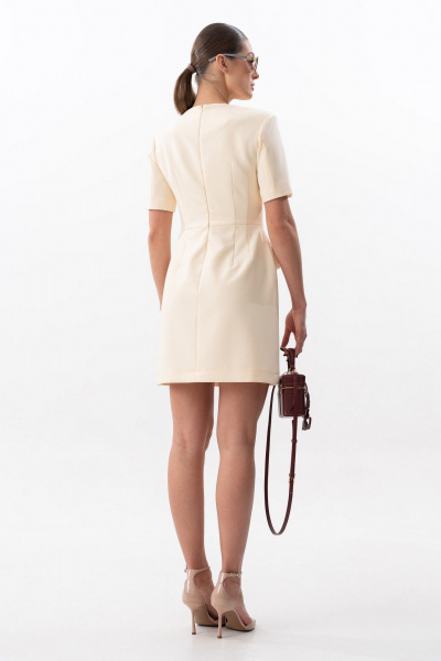 Платье SILVERSPICE S-5643 желтый - фото 5