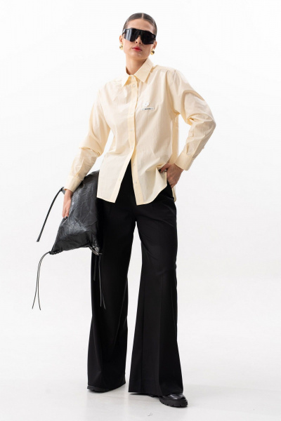 Рубашка SILVERSPICE S-7632 желтый - фото 1