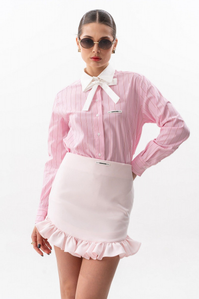 Юбка SILVERSPICE S-4618 розовый - фото 3