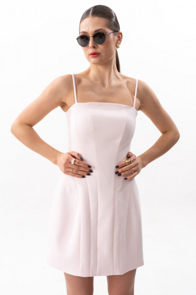 Платье SILVERSPICE S-5641 розовый - фото 6