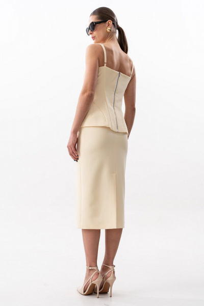 Юбка SILVERSPICE S-4616 желтый - фото 4