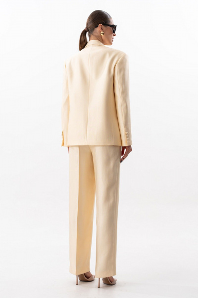 Брюки, жакет SILVERSPICE S-1634 желтый - фото 7