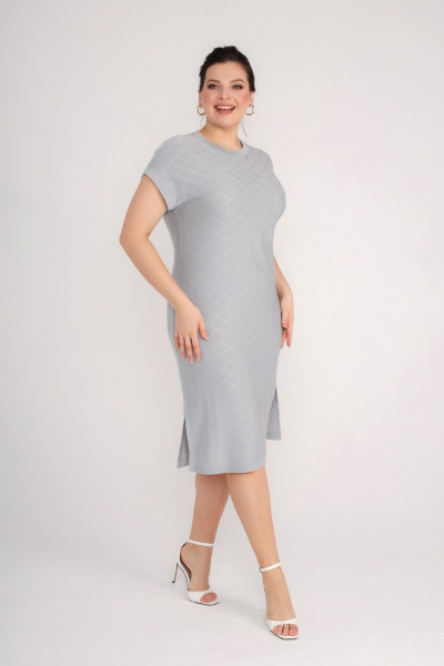Платье BONADI 1961 серый - фото 2