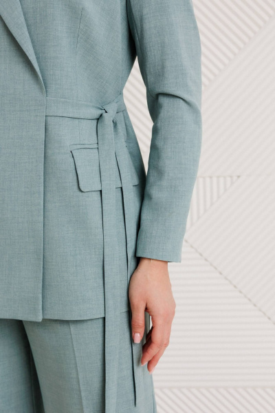 Брюки, жакет Мода Юрс 26-2669 ментол - фото 4