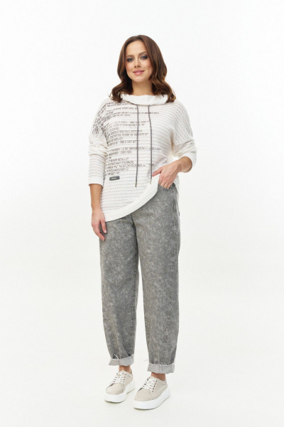 Джемпер AVE RARA 2261 экрю - фото 3