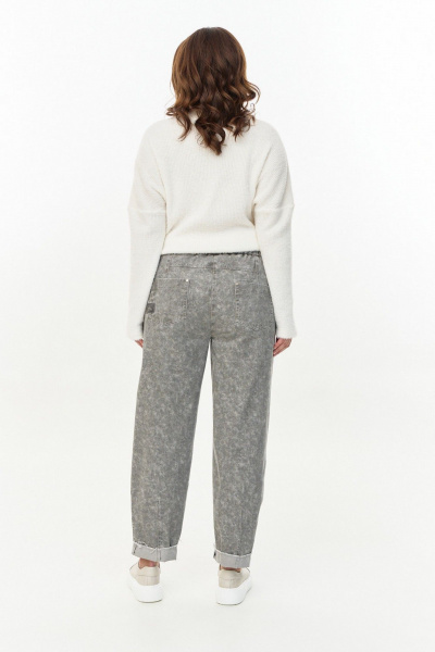 Брюки AVE RARA 4163 серо-бежевый_мрамор - фото 2