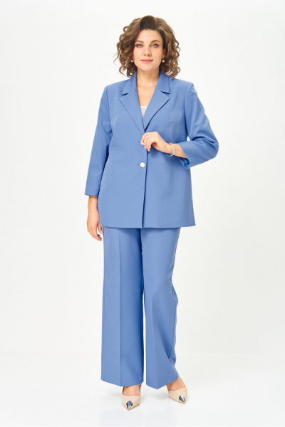 Брюки, жакет Vilena 1094 джинс - фото 15