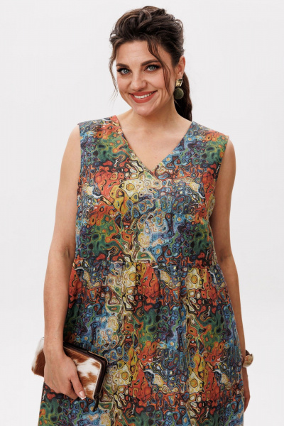 Платье Anelli 1629 калейдоскоп - фото 10