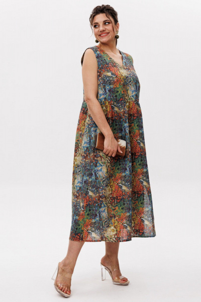 Платье Anelli 1629 калейдоскоп - фото 2