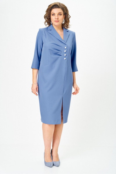 Платье Vilena 1132 джинс - фото 6