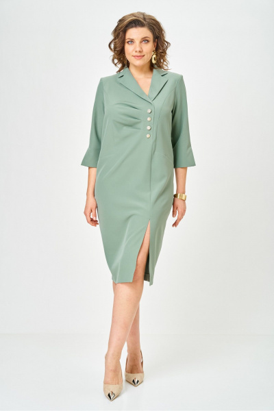 Платье Vilena 1132 полынь - фото 9