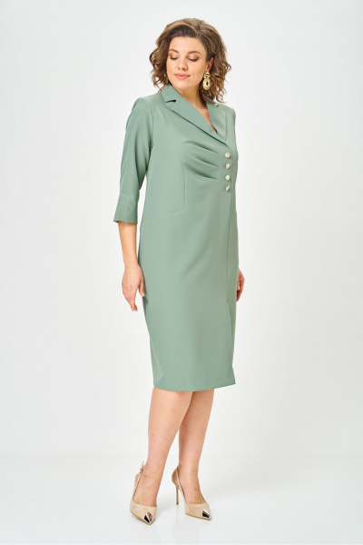 Платье Vilena 1132 полынь - фото 8