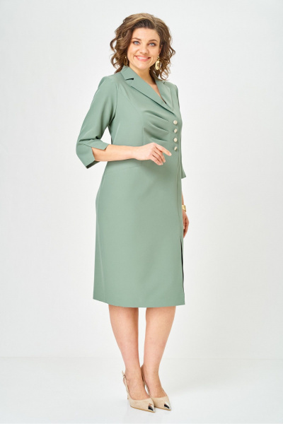 Платье Vilena 1132 полынь - фото 7