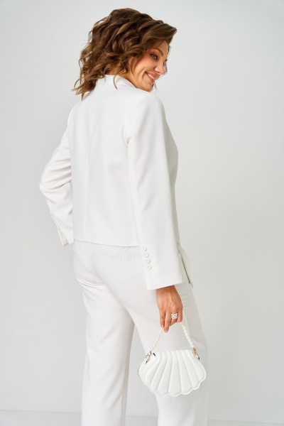 Брюки, жакет Vilena 1137 белый - фото 10