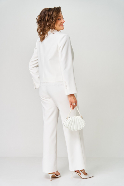 Брюки, жакет Vilena 1137 белый - фото 9