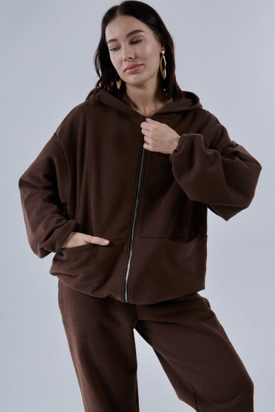 Худи Dorima W9.003 кофе - фото 4