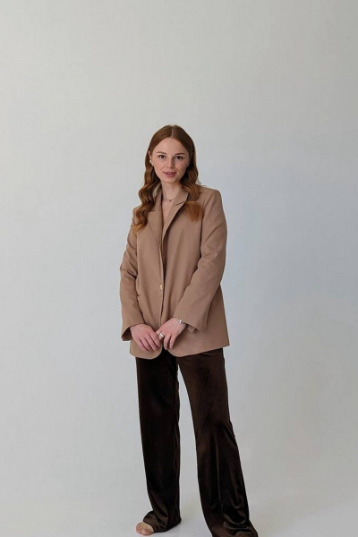 Брюки Dorima W10.013 кофе - фото 2