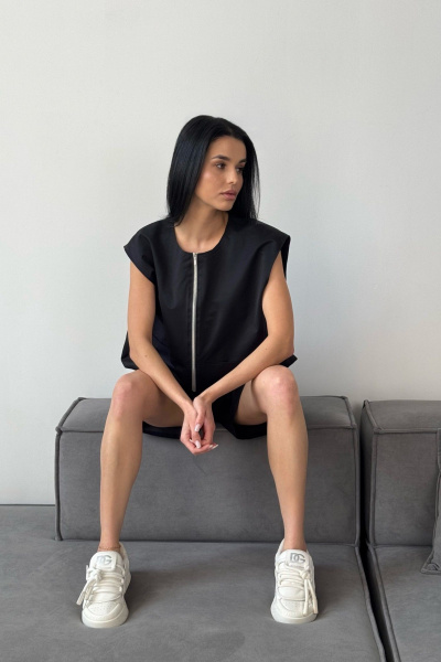 Жилет Dorima W6._012 черный - фото 6