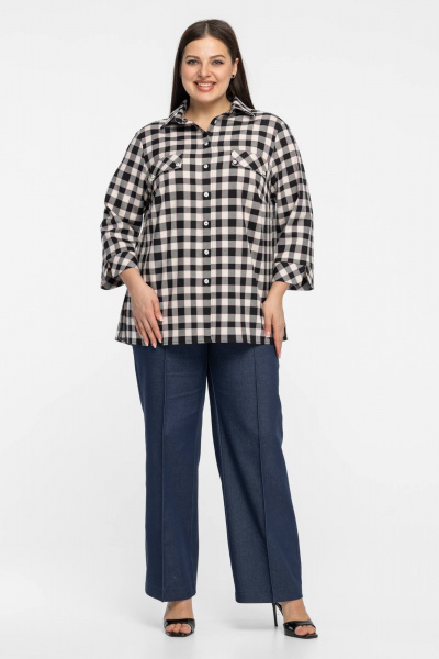 Блуза Avila 1012 розовый - фото 2