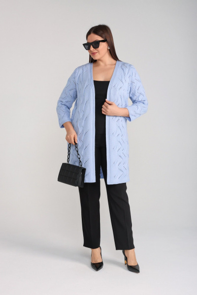 Кардиган BONADI 2096 голубой - фото 2