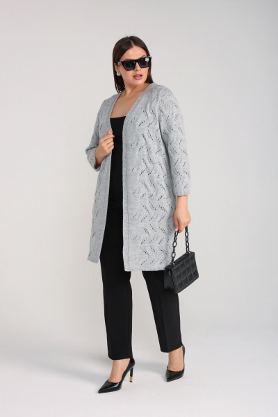Кардиган BONADI 2096 серый - фото 1