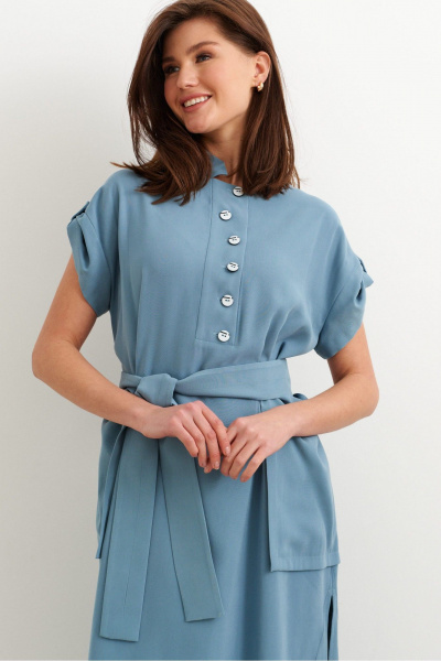 Платье Morozov Amavie 1.1402_A1_ Dorit бирюза - фото 1