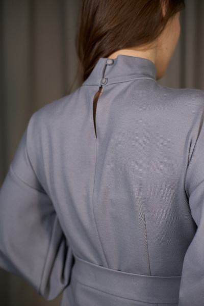 Платье ALIN 3009 серый - фото 6