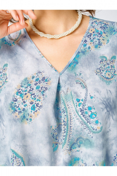 Блуза Zlata 4464 голубой - фото 7