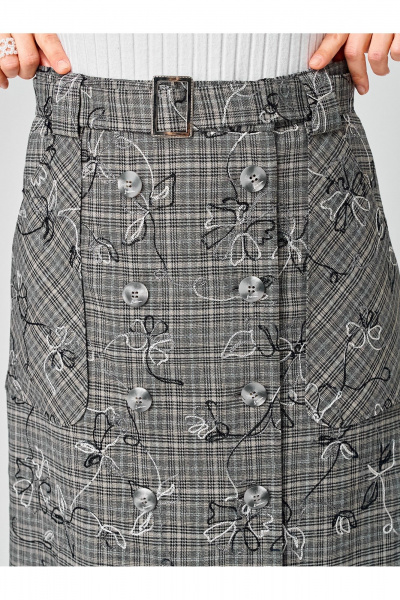 Юбка Zlata 4467 серый - фото 7