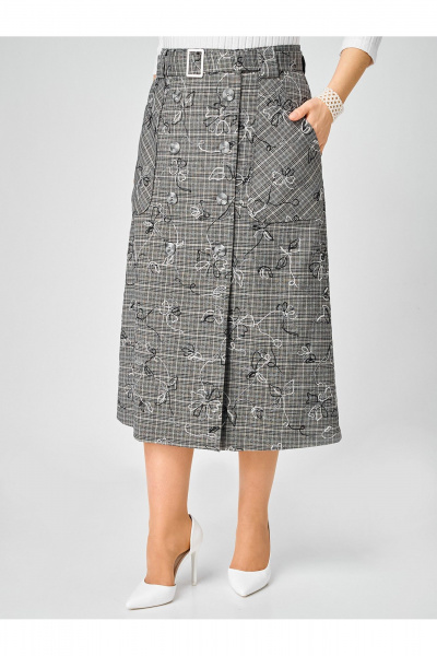 Юбка Zlata 4467 серый - фото 5