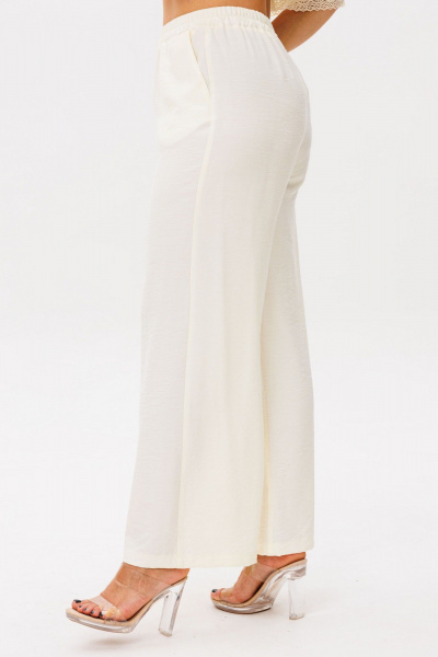 Блуза, брюки Anelli 1607 ванильный-пломбир - фото 5