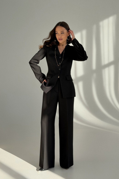 Брюки T.N.D М388 черный - фото 2