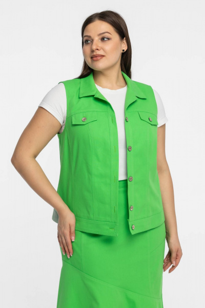 Жилет Avila 0924 зеленый - фото 7