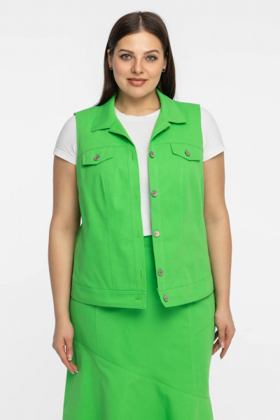 Жилет Avila 0924 зеленый - фото 6