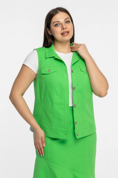 Жилет Avila 0924 зеленый - фото 1