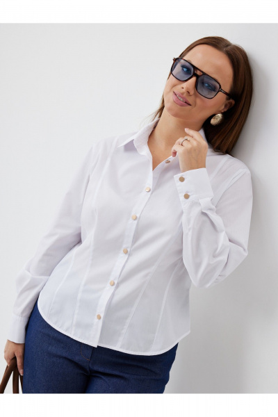 Блуза Condra 16301 белый - фото 2