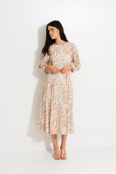 Платье Morozov Amavie 1.1995_B1_Dalia_зебра-бежевая - фото 4