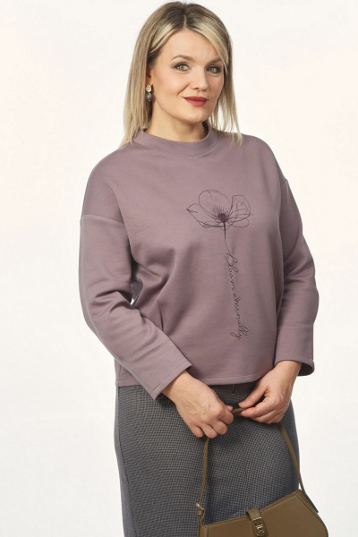 Джемпер Takka Plus 26-264 какао - фото 7