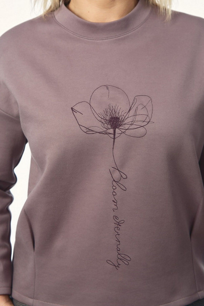 Джемпер Takka Plus 26-264 какао - фото 6