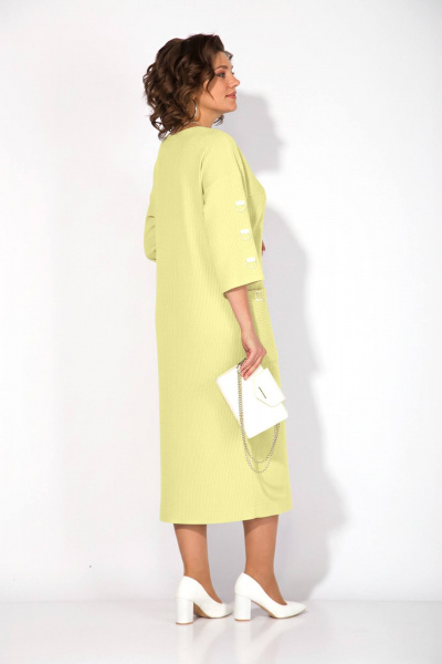 Платье Liliana 1485 лимонный - фото 6