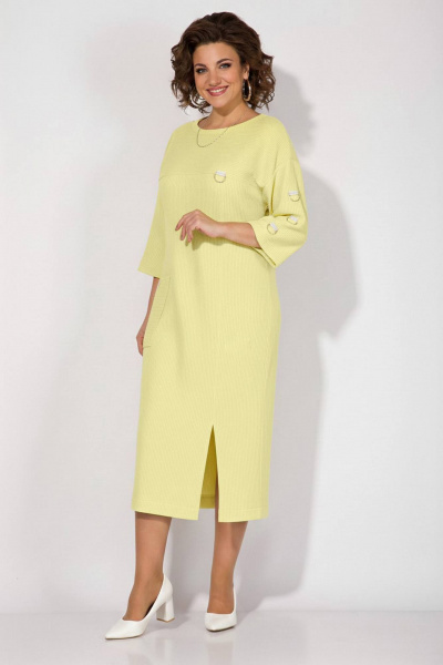 Платье Liliana 1485 лимонный - фото 1
