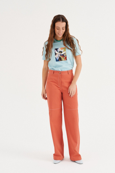 Брюки Morozov Amavie 4.2198_A1_Darima_терракотовый - фото 2