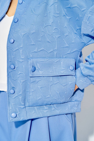 Бомбер, юбка Liliana 1513 голубой - фото 7