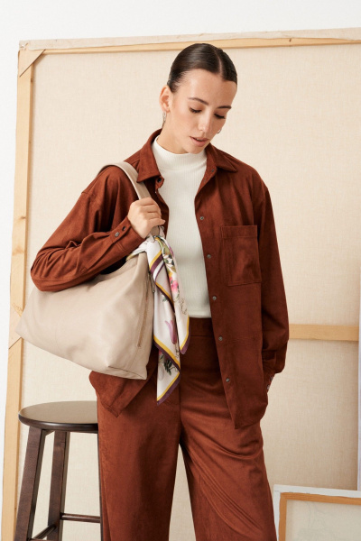 Блуза Morozov Amavie 6.2224_A1_Branka_коричневый - фото 6