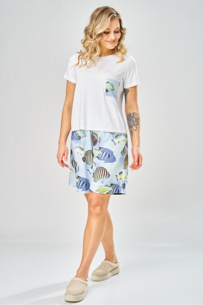 Топ, шорты Anna Majewska 1551 - фото 6