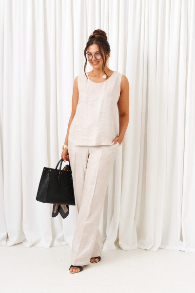 Блуза, брюки, топ Beautiful&Free 6424 черный - фото 8