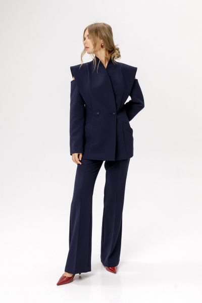 Жакет PiRS 6368 темно-синий - фото 6