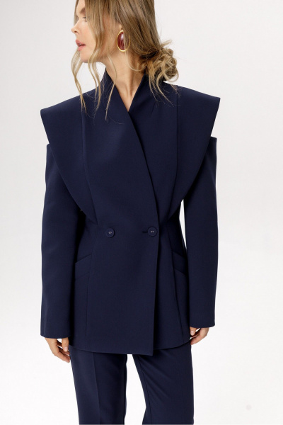 Жакет PiRS 6368 темно-синий - фото 2