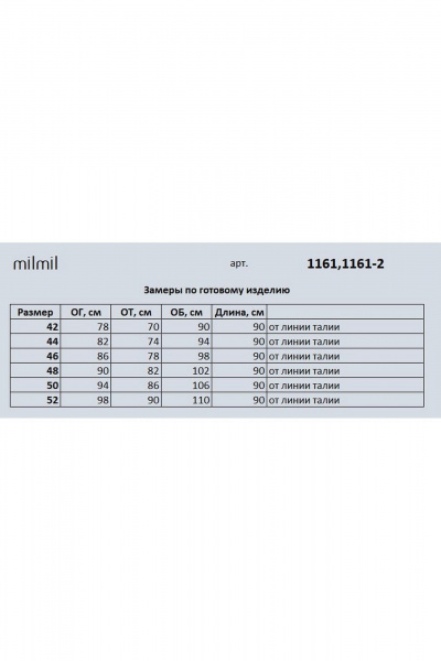 Платье прилегающее с молниями и разрезом на рукаве MilMil 1161-2 флоренция_синее - фото 8